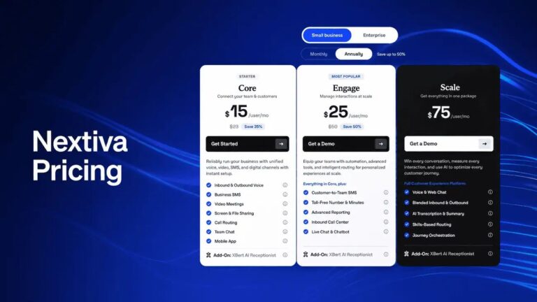 How Much Does Nextiva Cost? Compare Plans, Pricing & Features