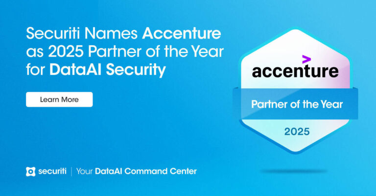 Securiti.ai Names Accenture as 2025 Partner of the Year