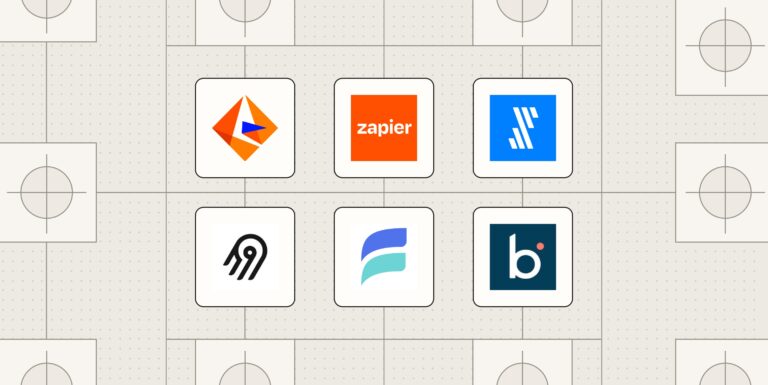 Screenshot of a Zapier data table