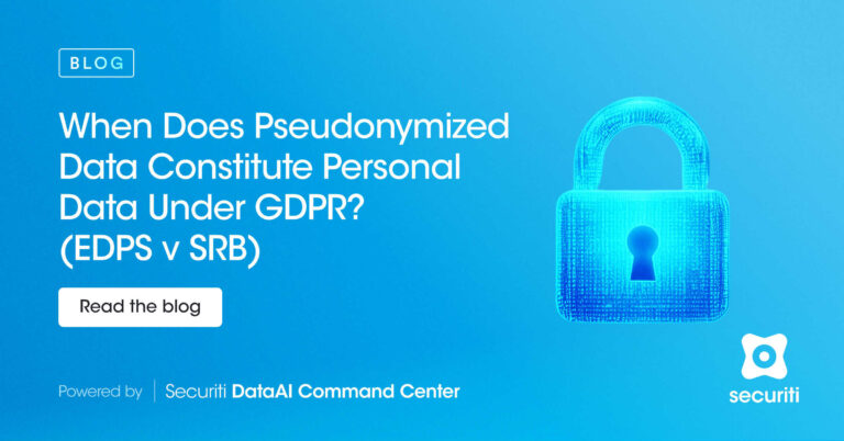 When Does Pseudonymized Data Constitute Personal Data Under GDPR?