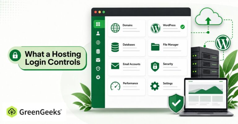 GreenGeeks illustration of what a hosting login controls for two factor authentication for hosting & why it matters